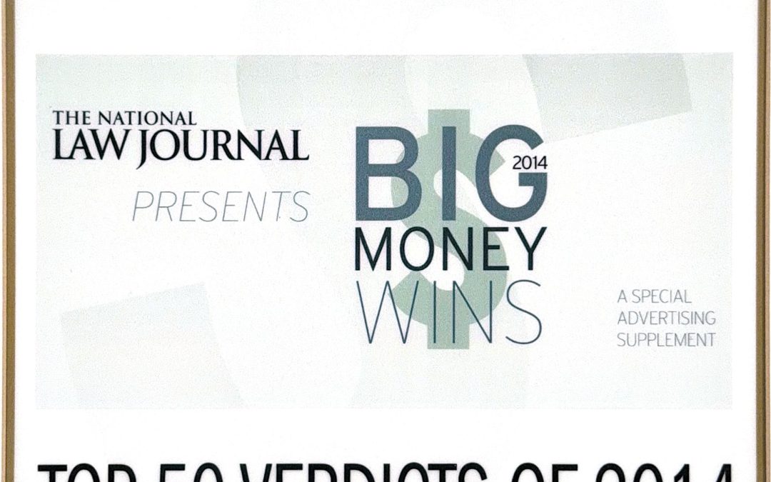 Big Money Wins; Top 50 verdicts in 2014